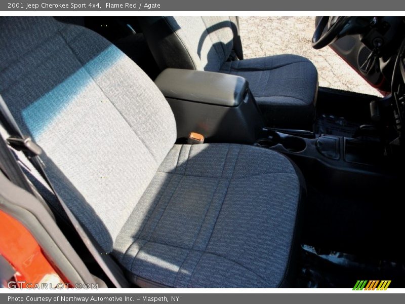 Flame Red / Agate 2001 Jeep Cherokee Sport 4x4
