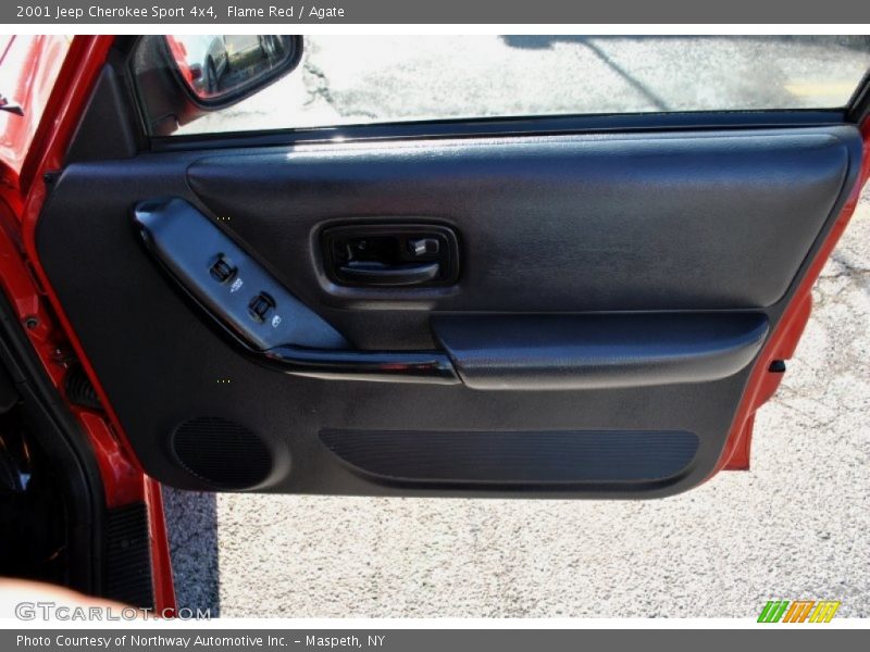 Flame Red / Agate 2001 Jeep Cherokee Sport 4x4