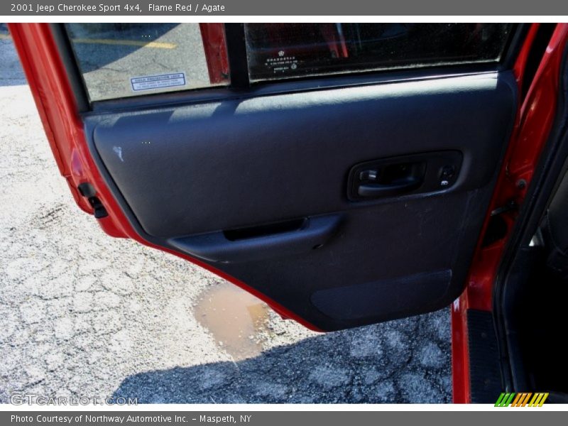 Flame Red / Agate 2001 Jeep Cherokee Sport 4x4