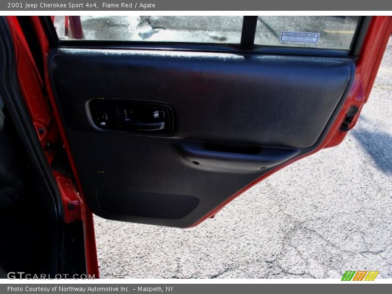 Flame Red / Agate 2001 Jeep Cherokee Sport 4x4