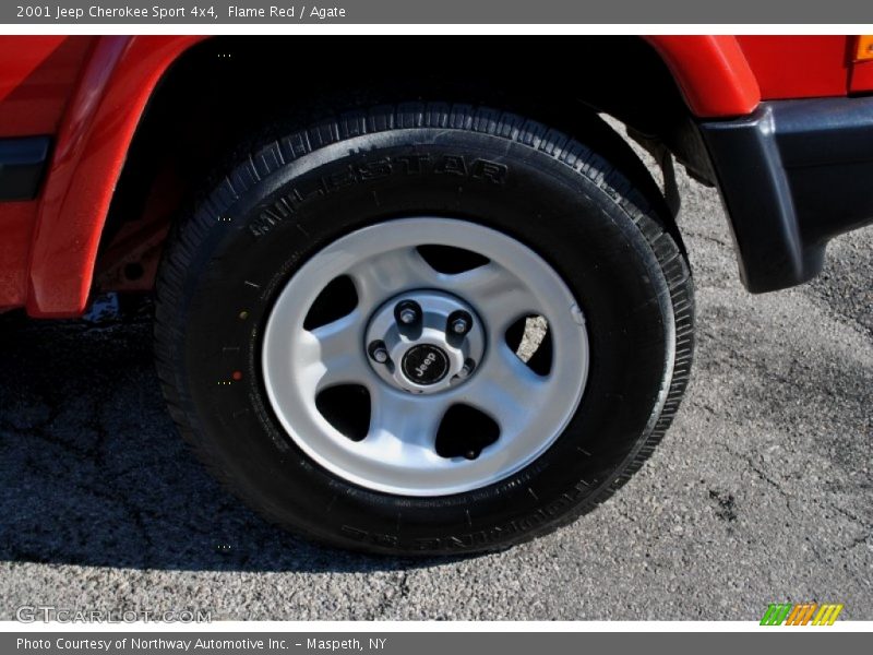 Flame Red / Agate 2001 Jeep Cherokee Sport 4x4
