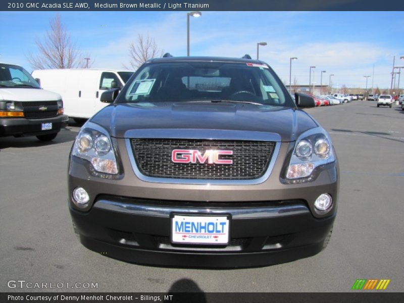 Medium Brown Metallic / Light Titanium 2010 GMC Acadia SLE AWD