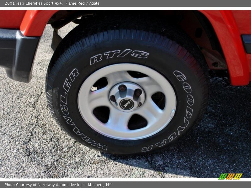 Flame Red / Agate 2001 Jeep Cherokee Sport 4x4