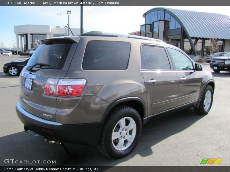 Medium Brown Metallic / Light Titanium 2010 GMC Acadia SLE AWD
