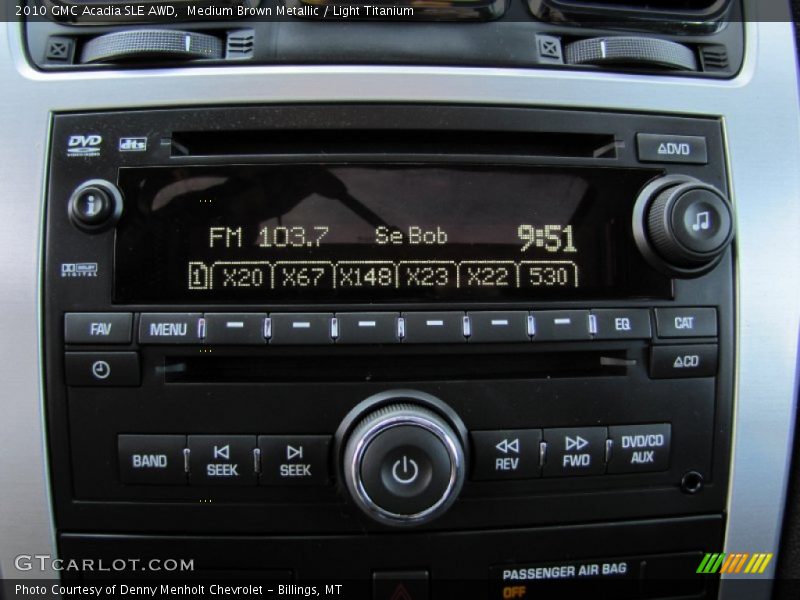 Medium Brown Metallic / Light Titanium 2010 GMC Acadia SLE AWD