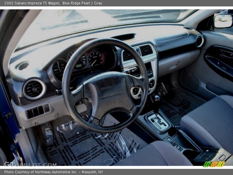 Blue Ridge Pearl / Gray 2002 Subaru Impreza TS Wagon
