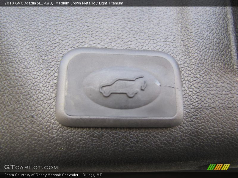 Medium Brown Metallic / Light Titanium 2010 GMC Acadia SLE AWD