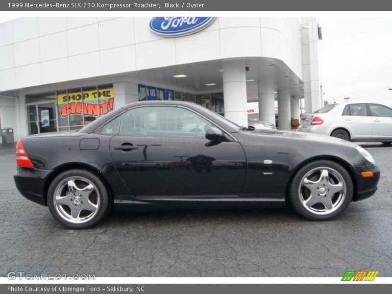 Black / Oyster 1999 Mercedes-Benz SLK 230 Kompressor Roadster
