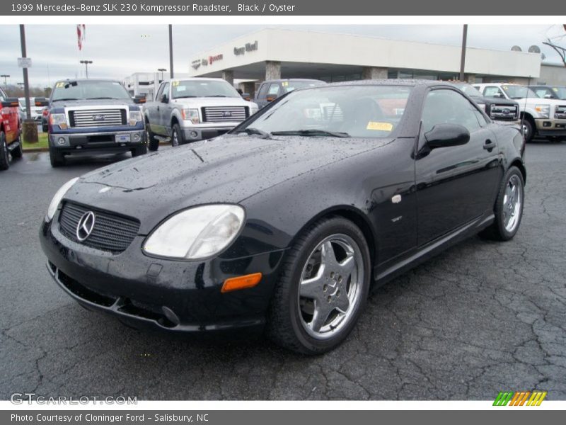 Black / Oyster 1999 Mercedes-Benz SLK 230 Kompressor Roadster