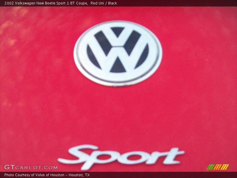 Red Uni / Black 2002 Volkswagen New Beetle Sport 1.8T Coupe