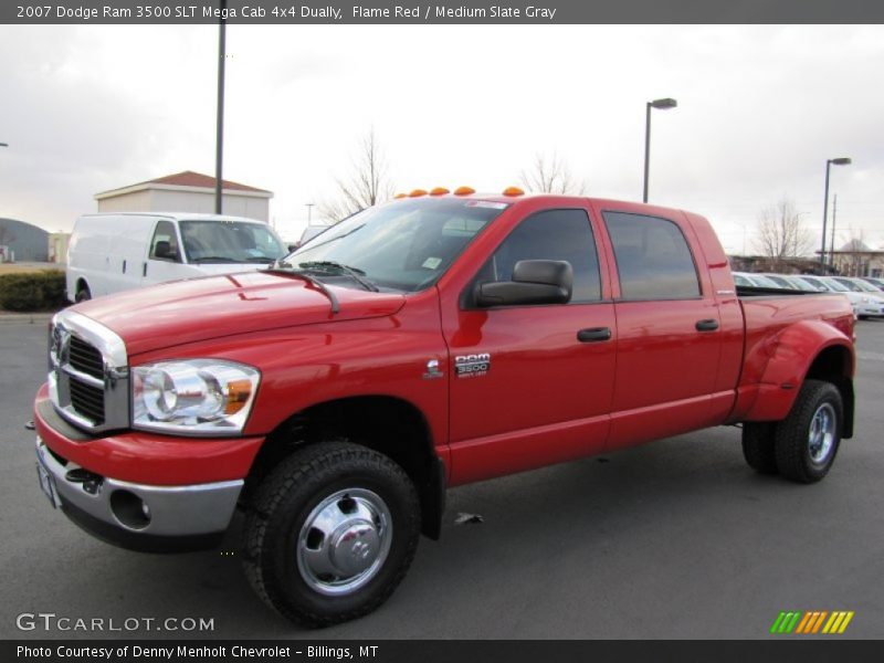 Front 3/4 View of 2007 Ram 3500 SLT Mega Cab 4x4 Dually