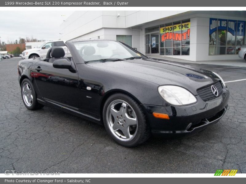 Black / Oyster 1999 Mercedes-Benz SLK 230 Kompressor Roadster