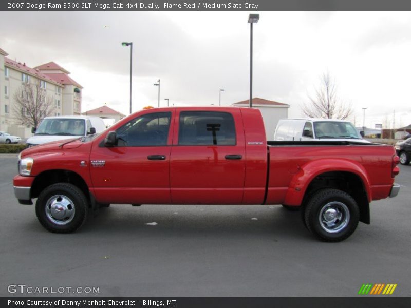  2007 Ram 3500 SLT Mega Cab 4x4 Dually Flame Red