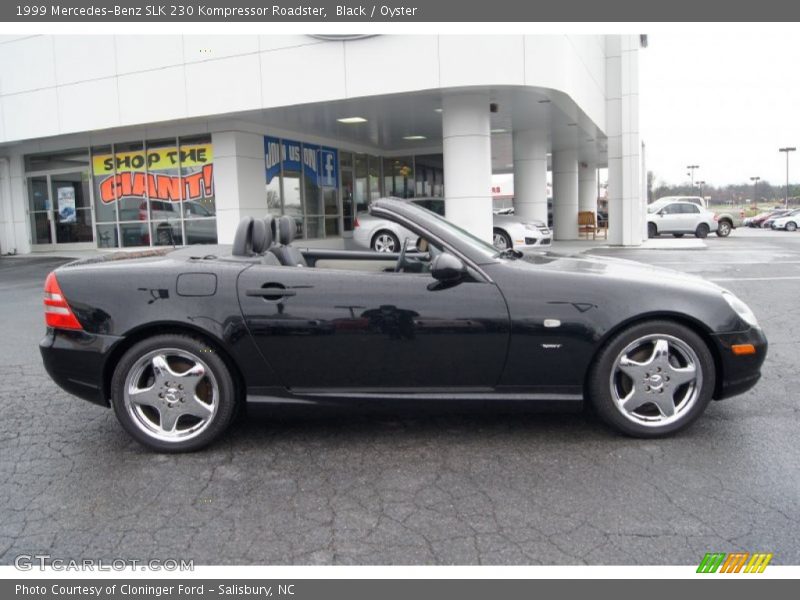 Black / Oyster 1999 Mercedes-Benz SLK 230 Kompressor Roadster