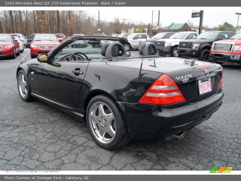 Black / Oyster 1999 Mercedes-Benz SLK 230 Kompressor Roadster