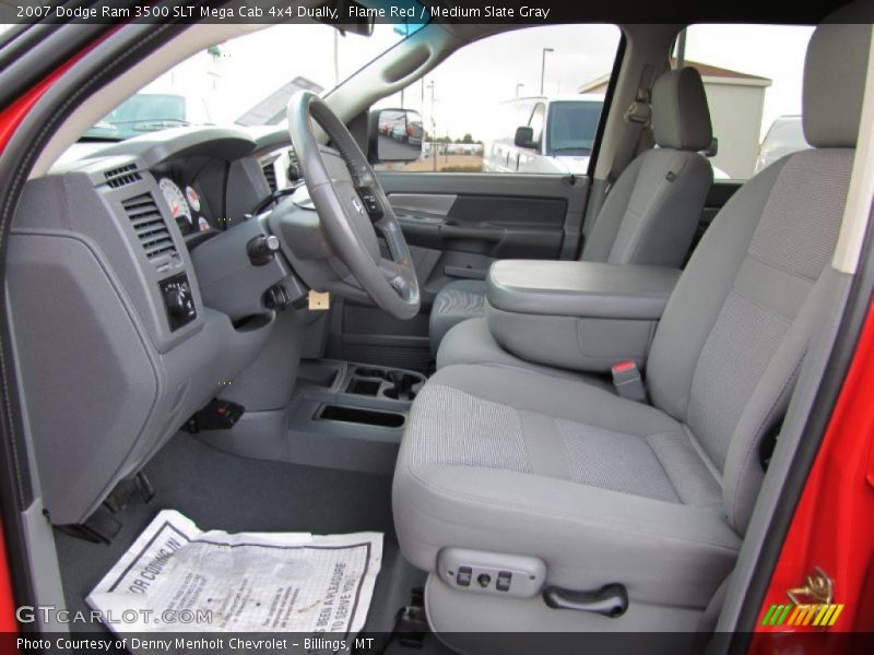  2007 Ram 3500 SLT Mega Cab 4x4 Dually Medium Slate Gray Interior