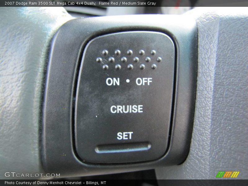 Flame Red / Medium Slate Gray 2007 Dodge Ram 3500 SLT Mega Cab 4x4 Dually
