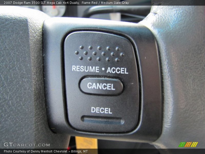 Flame Red / Medium Slate Gray 2007 Dodge Ram 3500 SLT Mega Cab 4x4 Dually