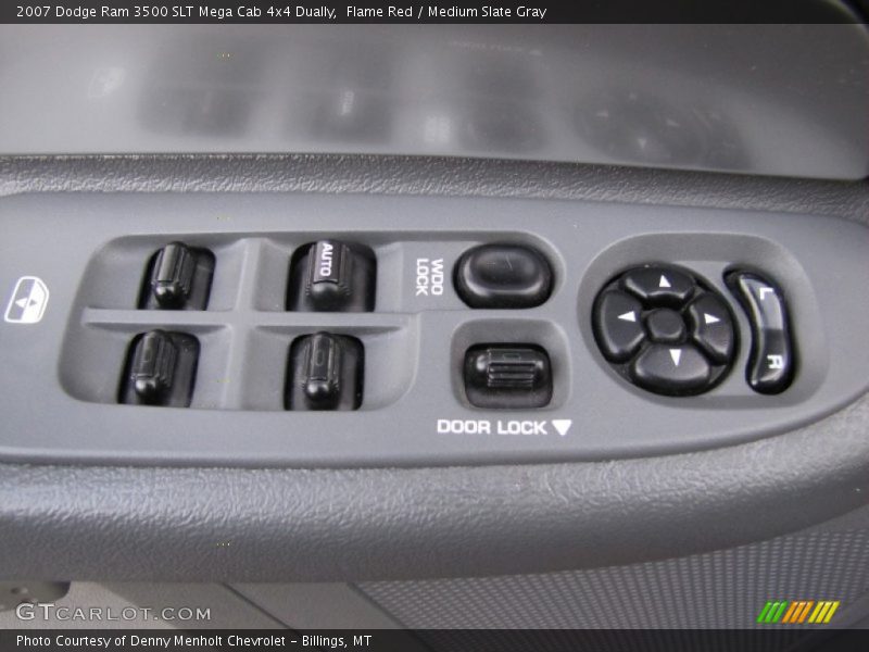 Flame Red / Medium Slate Gray 2007 Dodge Ram 3500 SLT Mega Cab 4x4 Dually