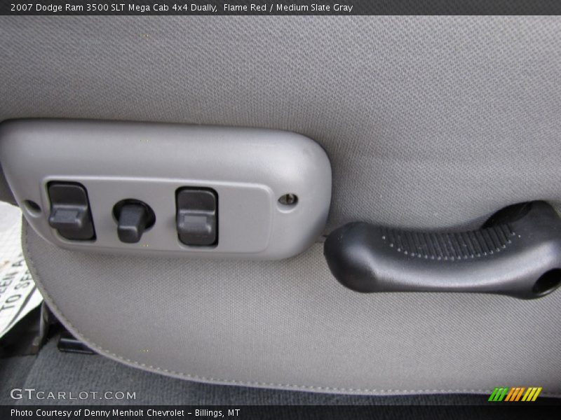 Flame Red / Medium Slate Gray 2007 Dodge Ram 3500 SLT Mega Cab 4x4 Dually