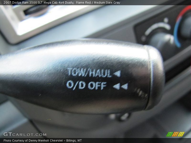Flame Red / Medium Slate Gray 2007 Dodge Ram 3500 SLT Mega Cab 4x4 Dually