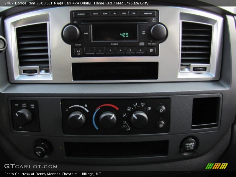 Flame Red / Medium Slate Gray 2007 Dodge Ram 3500 SLT Mega Cab 4x4 Dually