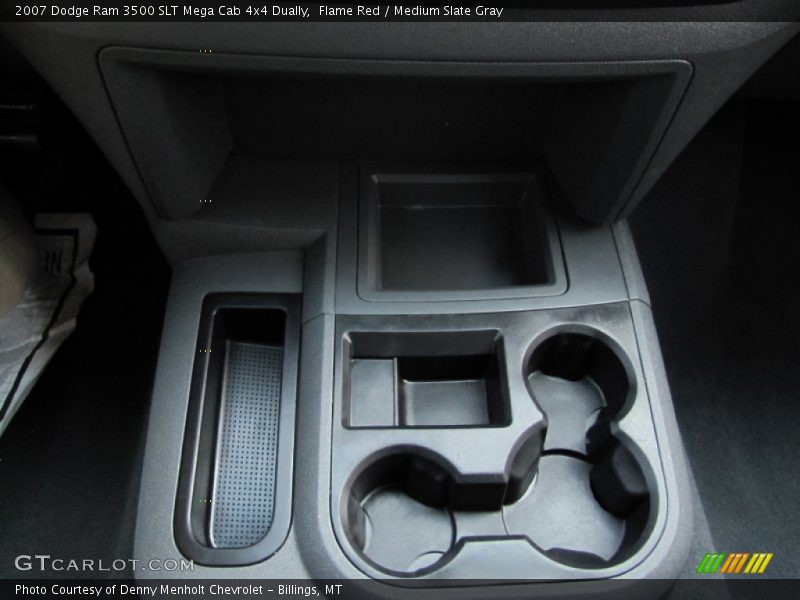 Flame Red / Medium Slate Gray 2007 Dodge Ram 3500 SLT Mega Cab 4x4 Dually