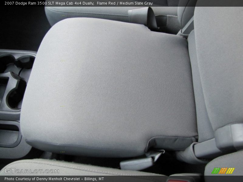 Flame Red / Medium Slate Gray 2007 Dodge Ram 3500 SLT Mega Cab 4x4 Dually