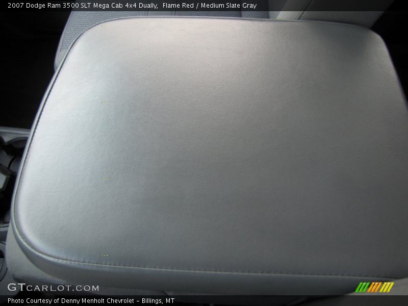 Flame Red / Medium Slate Gray 2007 Dodge Ram 3500 SLT Mega Cab 4x4 Dually