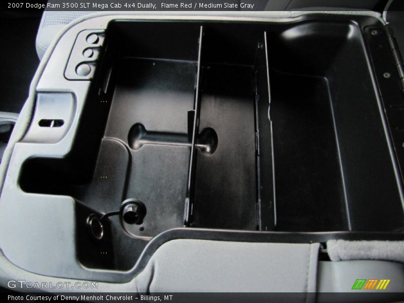 Flame Red / Medium Slate Gray 2007 Dodge Ram 3500 SLT Mega Cab 4x4 Dually