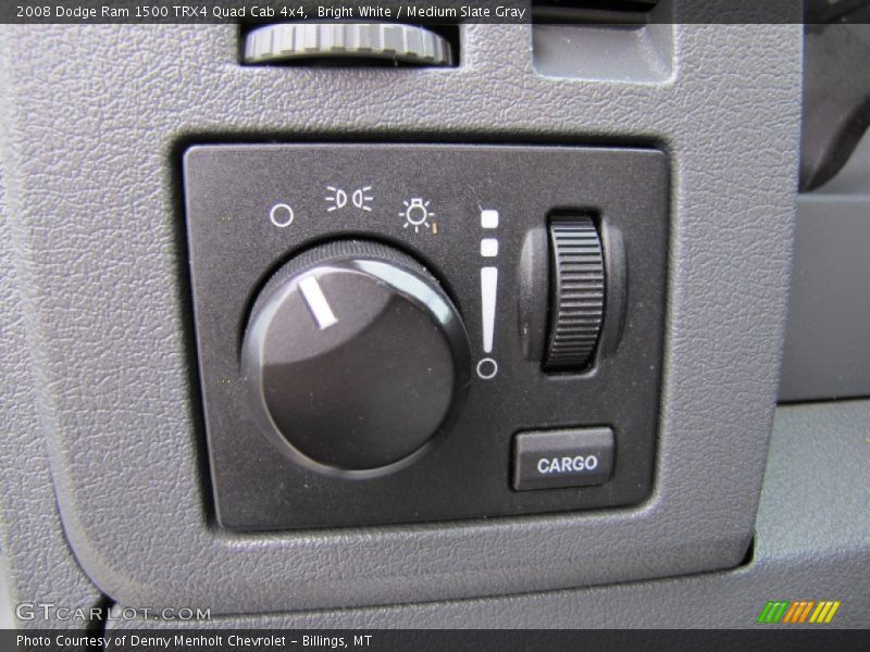 Bright White / Medium Slate Gray 2008 Dodge Ram 1500 TRX4 Quad Cab 4x4