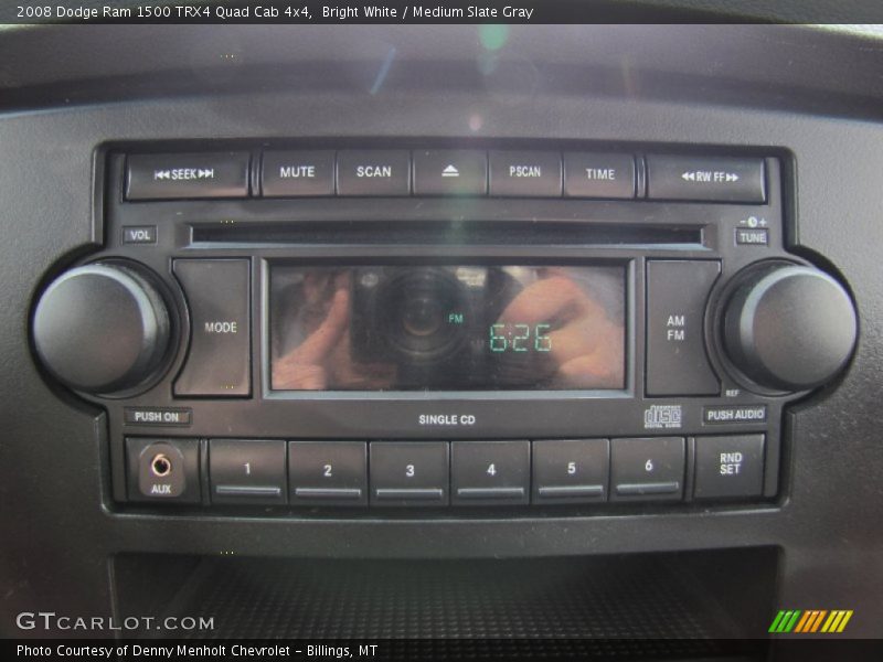 Bright White / Medium Slate Gray 2008 Dodge Ram 1500 TRX4 Quad Cab 4x4