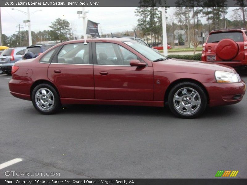 Berry Red / Grey 2005 Saturn L Series L300 Sedan
