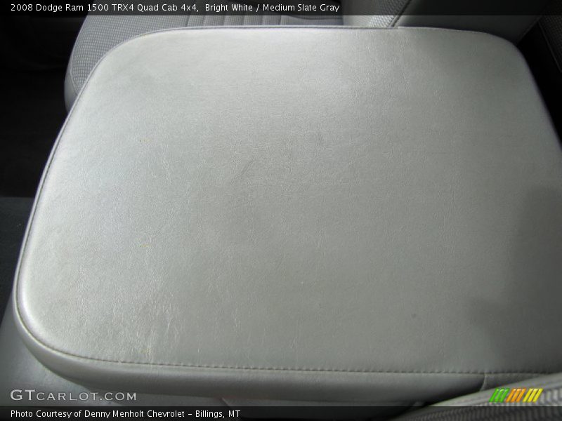 Bright White / Medium Slate Gray 2008 Dodge Ram 1500 TRX4 Quad Cab 4x4