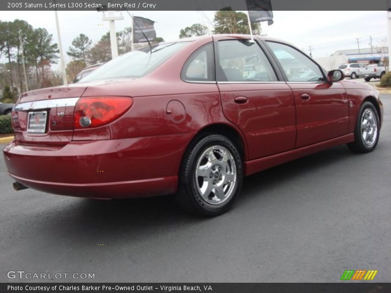 Berry Red / Grey 2005 Saturn L Series L300 Sedan