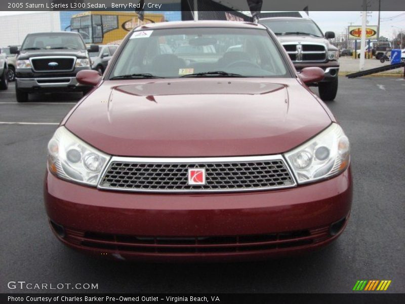 Berry Red / Grey 2005 Saturn L Series L300 Sedan