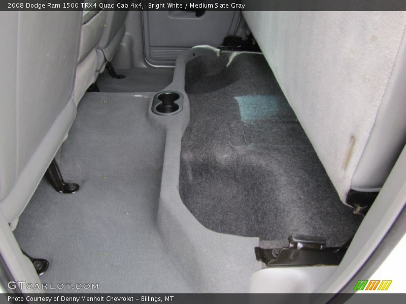 Bright White / Medium Slate Gray 2008 Dodge Ram 1500 TRX4 Quad Cab 4x4