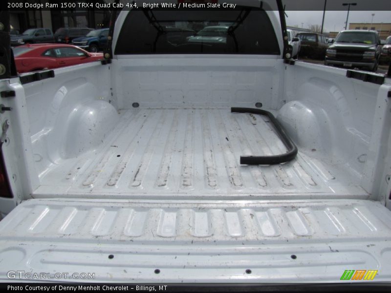Bright White / Medium Slate Gray 2008 Dodge Ram 1500 TRX4 Quad Cab 4x4