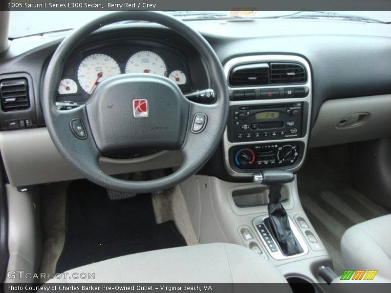 Berry Red / Grey 2005 Saturn L Series L300 Sedan