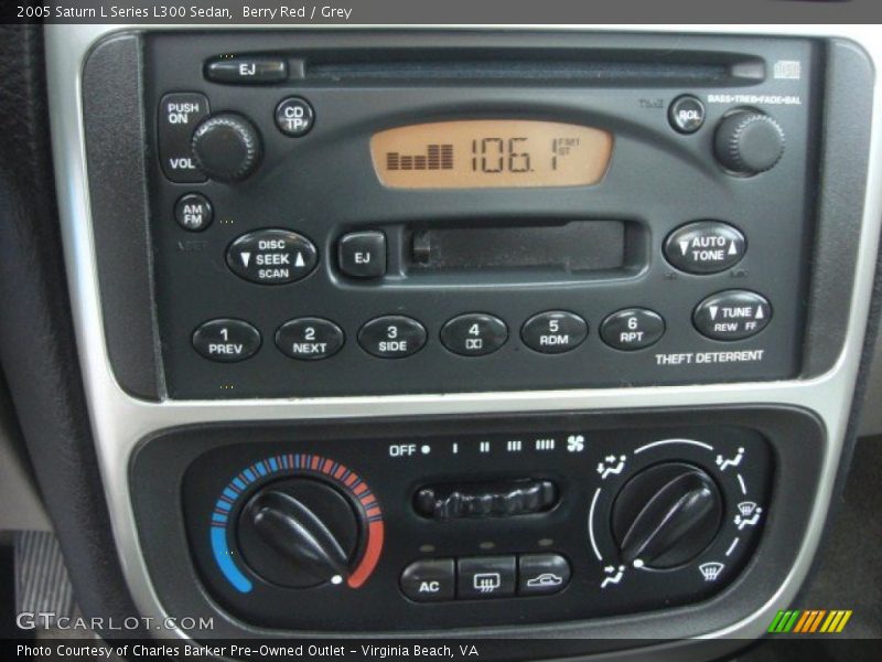 Berry Red / Grey 2005 Saturn L Series L300 Sedan