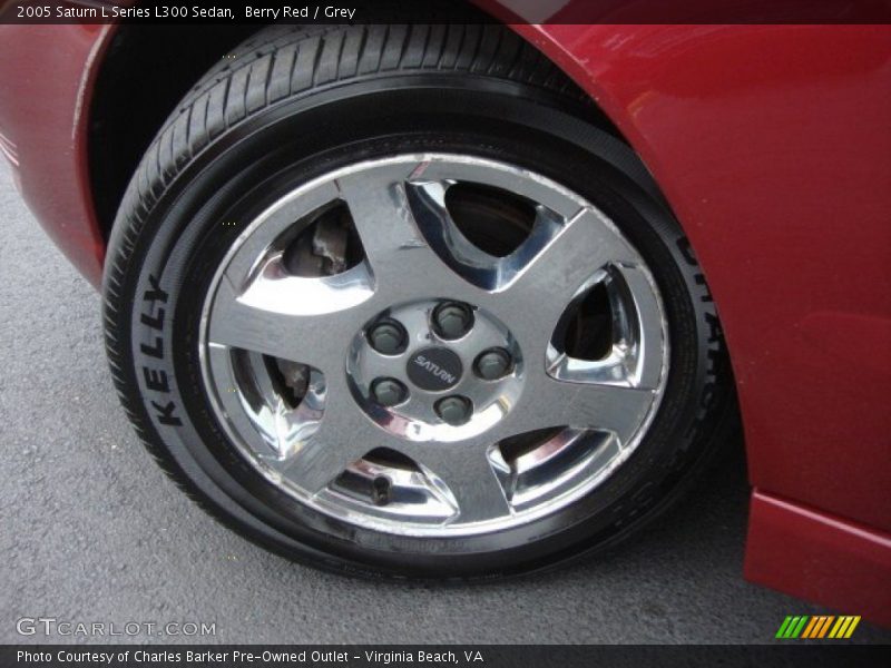 Berry Red / Grey 2005 Saturn L Series L300 Sedan
