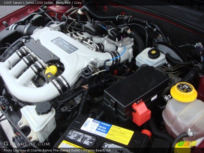 Berry Red / Grey 2005 Saturn L Series L300 Sedan