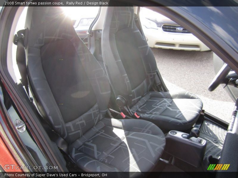 Rally Red / Design Black 2008 Smart fortwo passion coupe