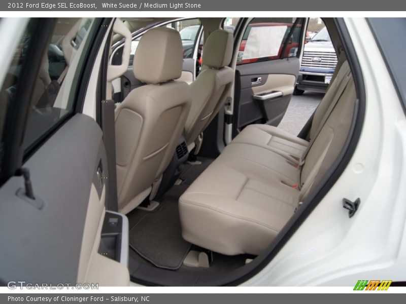 White Suede / Medium Light Stone 2012 Ford Edge SEL EcoBoost