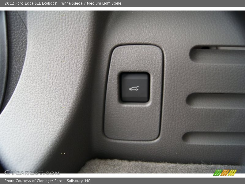 White Suede / Medium Light Stone 2012 Ford Edge SEL EcoBoost