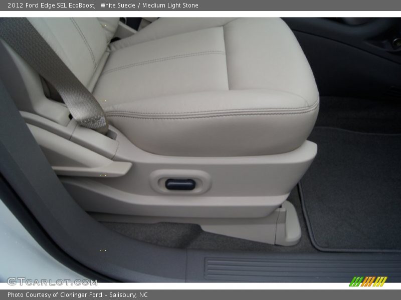 White Suede / Medium Light Stone 2012 Ford Edge SEL EcoBoost