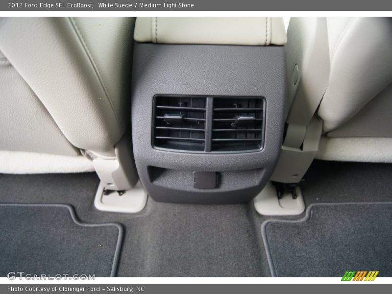 White Suede / Medium Light Stone 2012 Ford Edge SEL EcoBoost
