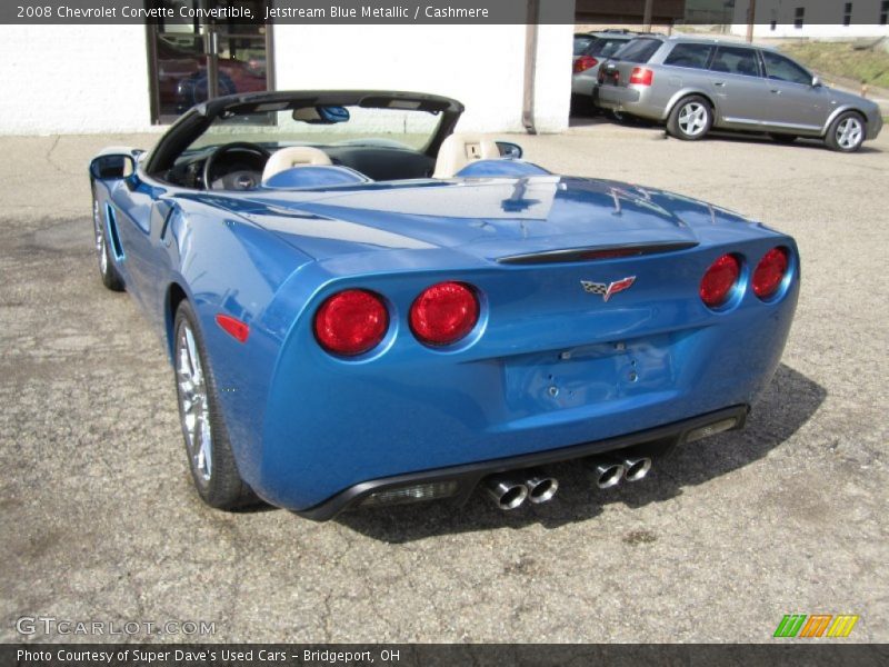 Jetstream Blue Metallic / Cashmere 2008 Chevrolet Corvette Convertible