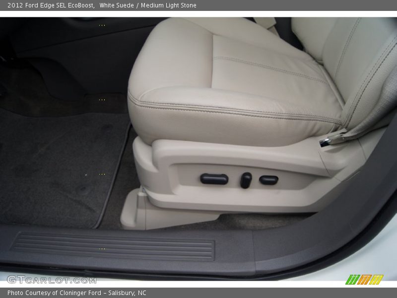 White Suede / Medium Light Stone 2012 Ford Edge SEL EcoBoost