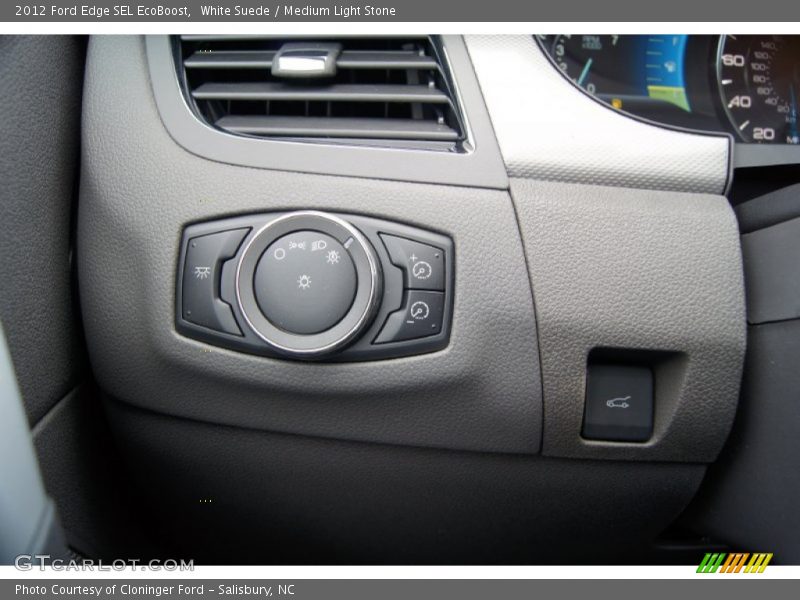 White Suede / Medium Light Stone 2012 Ford Edge SEL EcoBoost